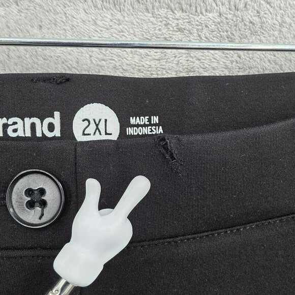 Betabrand Classic Dress Yoga Bootcut Pants 2XL Black Pull On Comfort Office Work - Picture 4 of 8